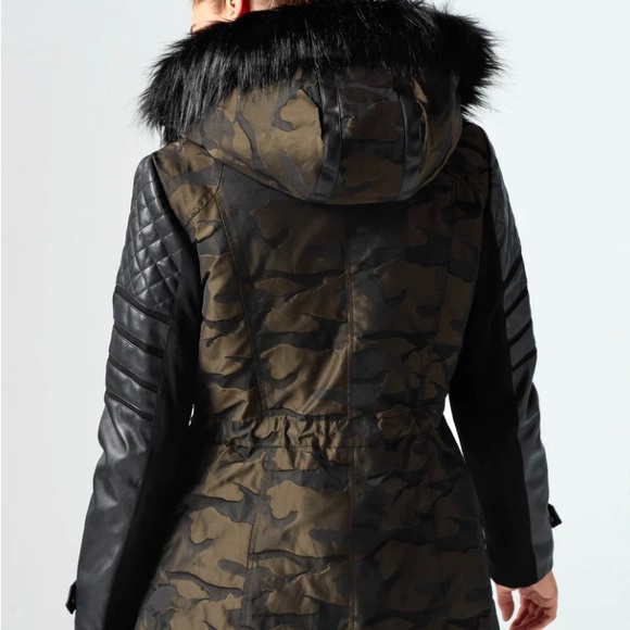Blanc Noir Enfield Hybrid Camo Coat - Picture 3 of 8